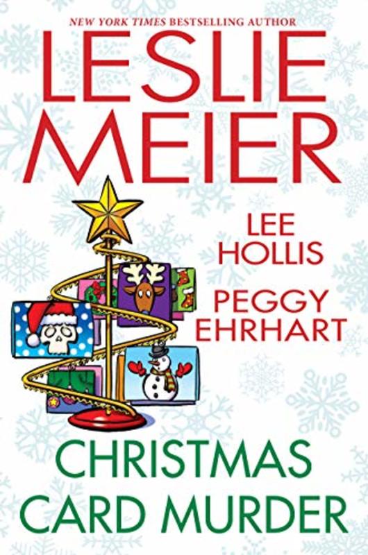 Book cover for "Christmas Card Murder" by Leslie Meier