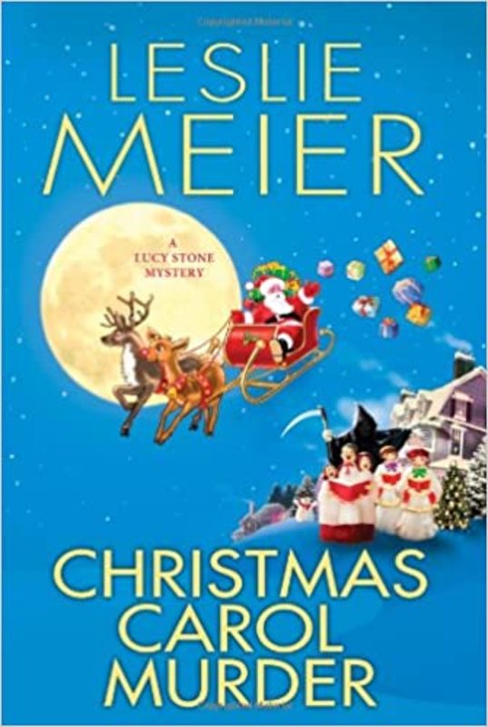 Book cover for "Christmas Carol Murder" by Leslie Meier