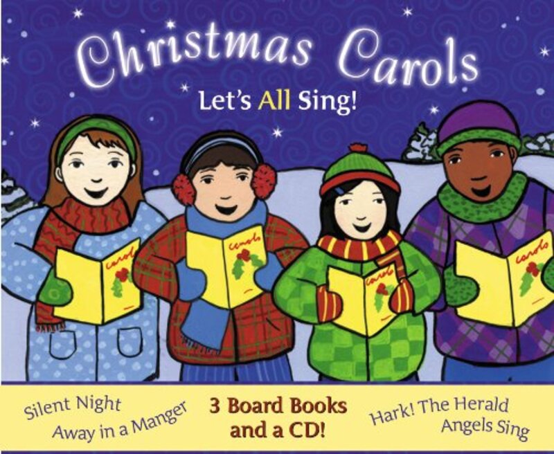 Book cover for "Christmas Carols" by Grace Lin