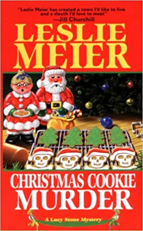 Book cover for "Christmas Cookie Murder" by Leslie Meier