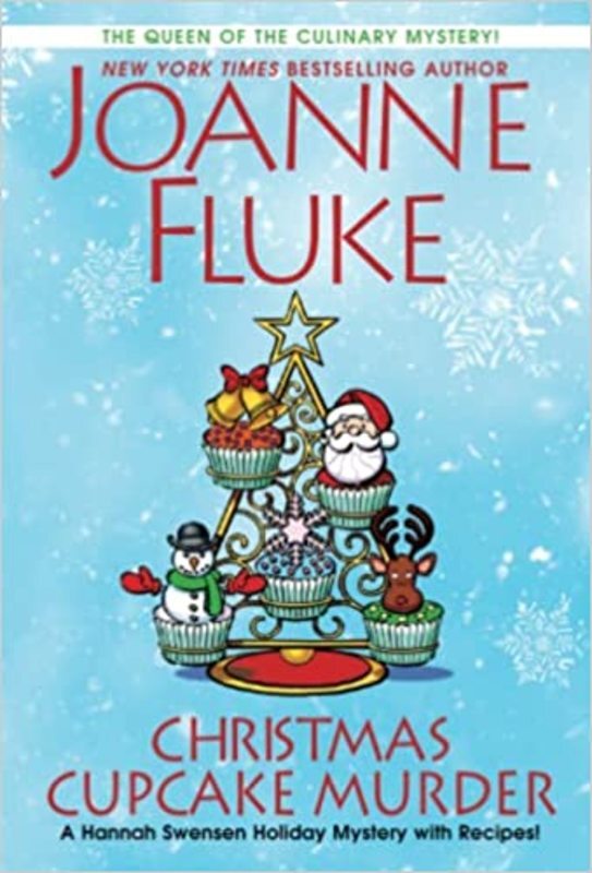 Book cover for "Christmas Cupcake Murder" by Joanne Fluke
