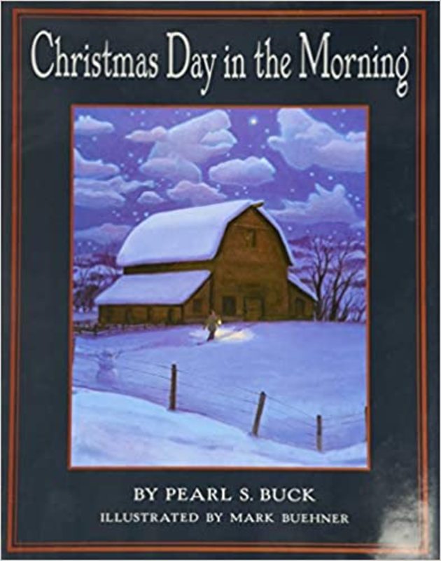 Book cover for "Christmas Day in the Morning" by Pearl S Buck