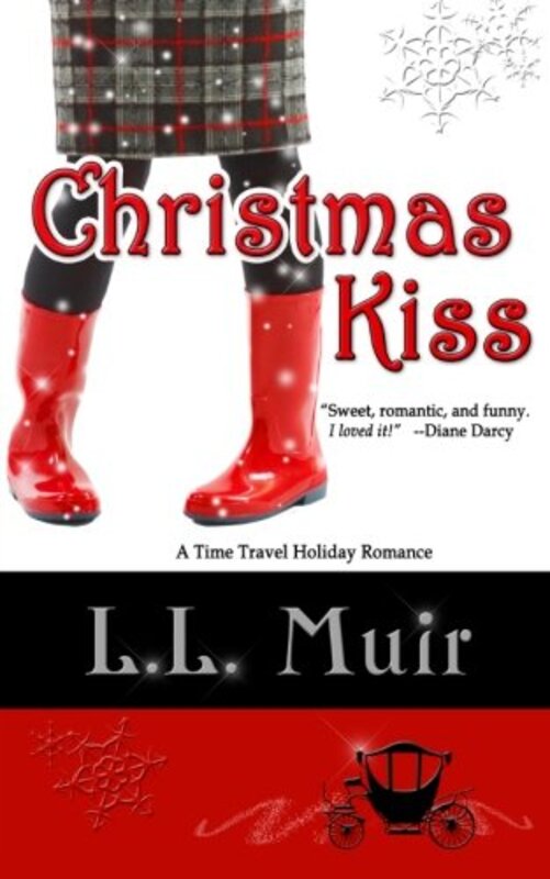 Book cover for "Christmas Kiss" by LL Muir