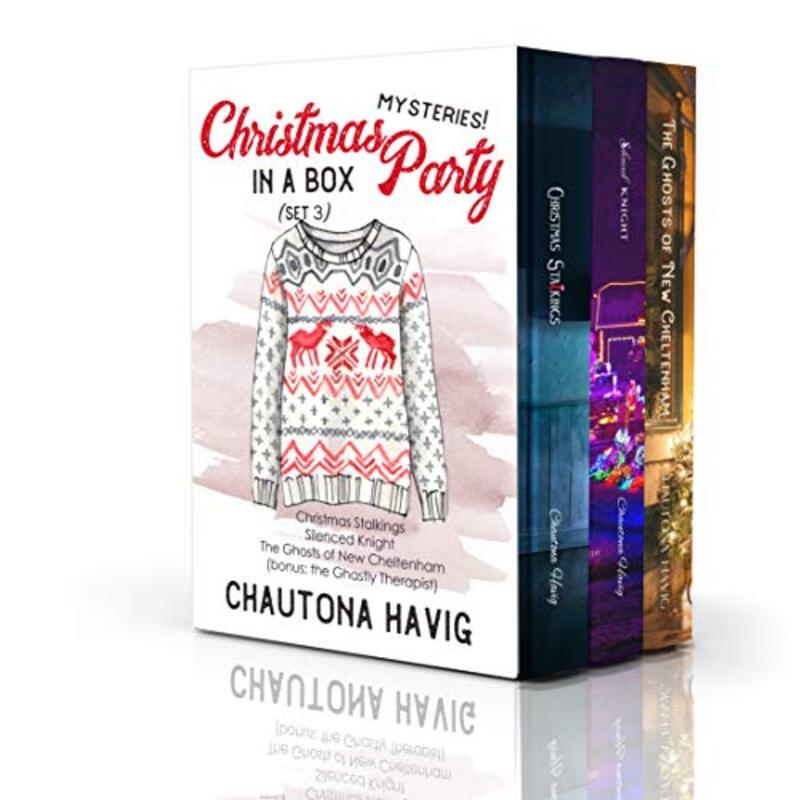 Book cover for "Christmas Party in a Box, Set 3" by Chautona Havig