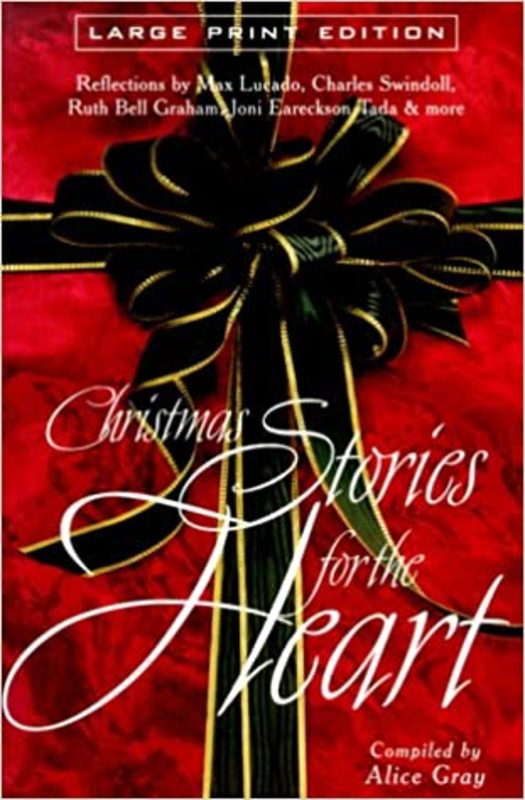 Book cover for "Christmas Stories for the Heart" by Max Lucado