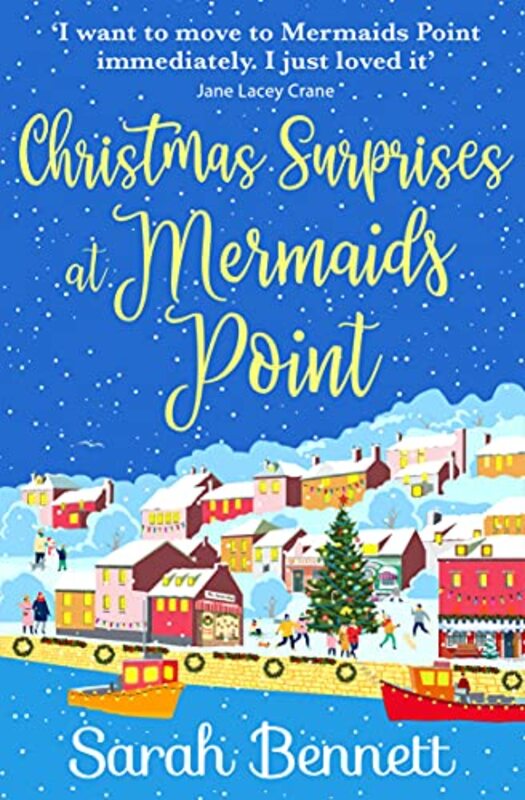 Book cover for "Christmas Surprises at Mermaids Point" by Sarah Bennett