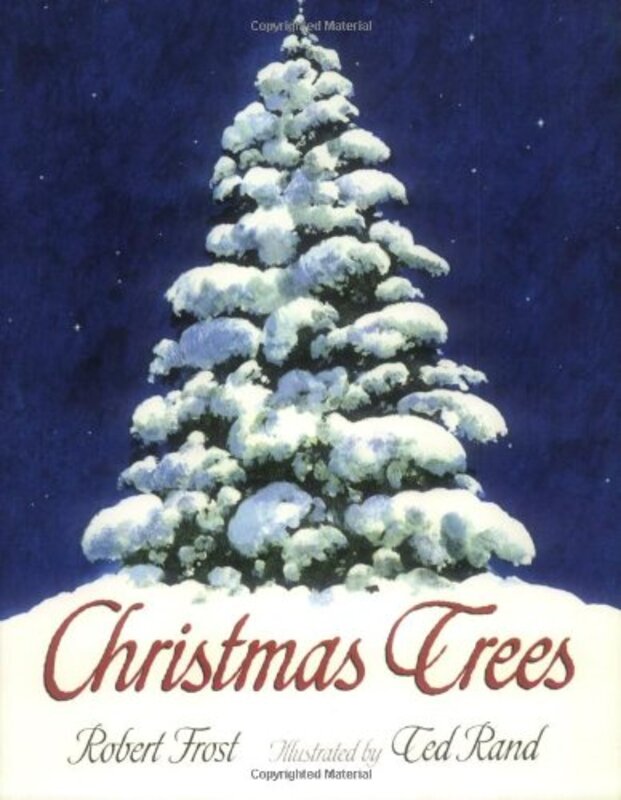 Book cover for "Christmas Trees" by Robert Frost