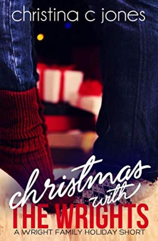 Book cover for "Christmas With the Wrights" by Christina C Jones