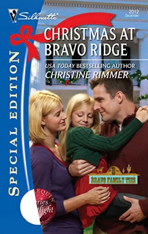 Book cover for "Christmas at Bravo Ridge" by Christine Rimmer