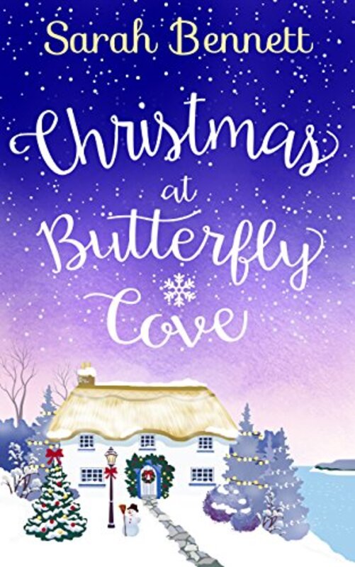 Book cover for "Christmas at Butterfly Cove" by Sarah Bennett