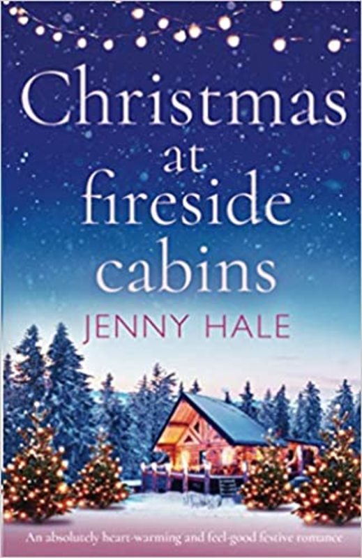 Book cover for "Christmas at Fireside Cabins" by Jenny Hale