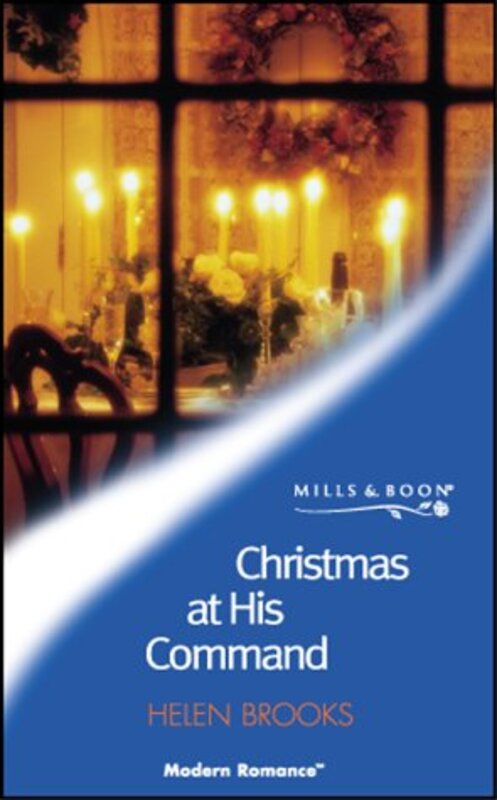 Book cover for "Christmas at His Command" by Rita Bradshaw