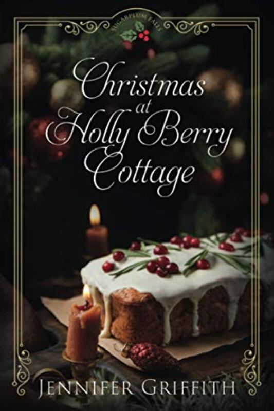 Book cover for "Christmas at Holly Berry Cottage" by Jennifer Griffith