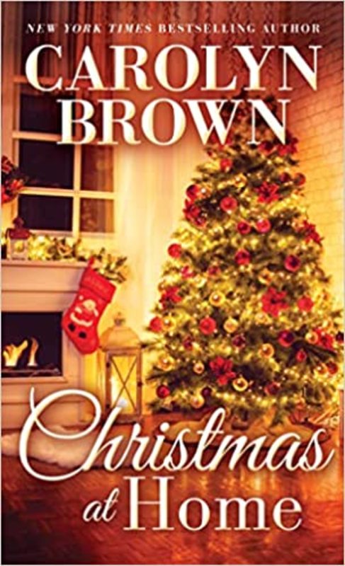 Book cover for "Christmas at Home" by Carolyn Brown
