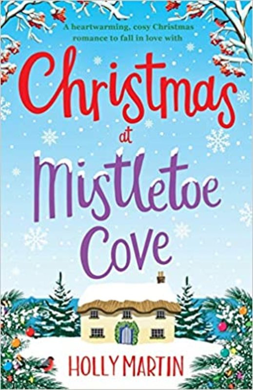 Book cover for "Christmas at Mistletoe Cove" by Holly Martin