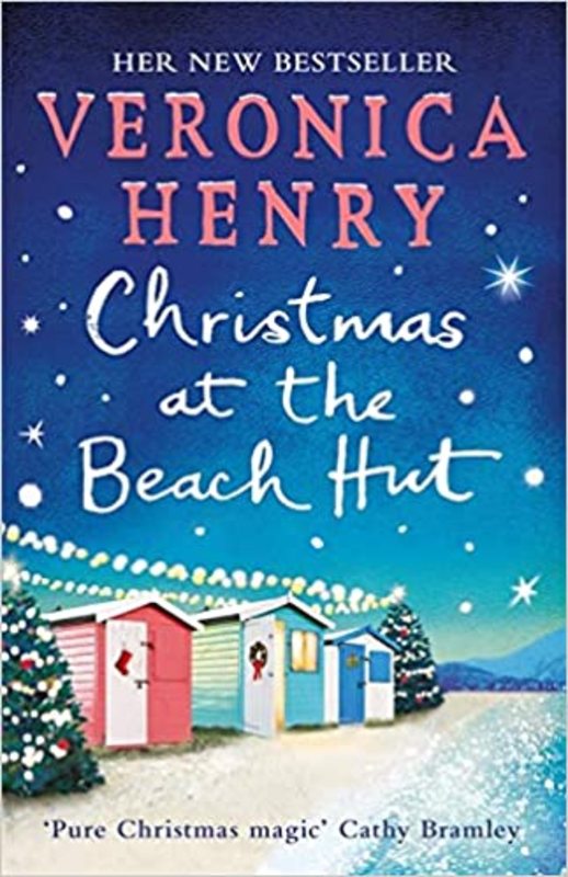 Book cover for "Christmas at the Beach Hut" by Veronica Henry