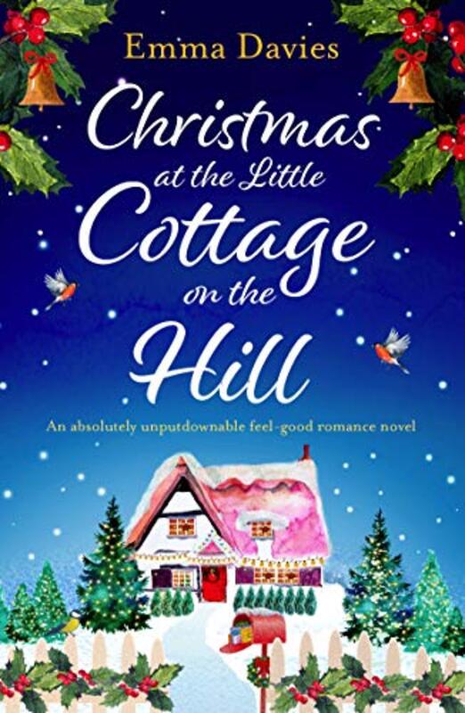 Book cover for "Christmas at the Little Cottage on the Hill" by Emma Davies
