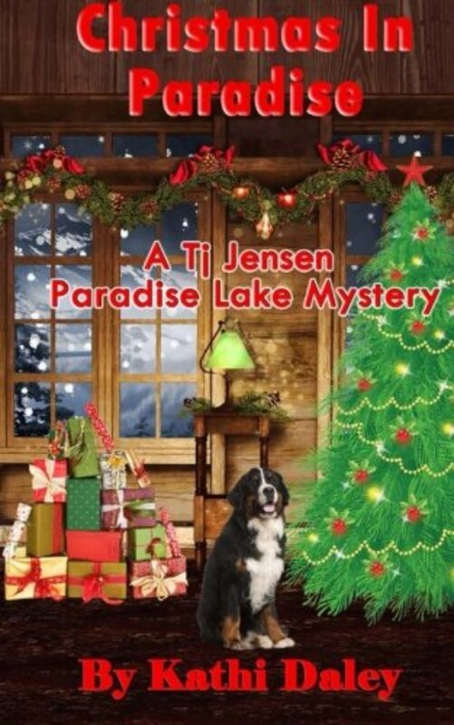 Book cover for "Christmas in Paradise" by Kathi Daley