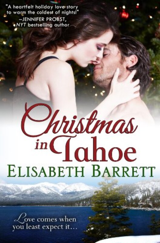 Book cover for "Christmas in Tahoe" by Elisabeth Barrett