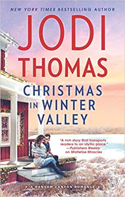 Book cover for "Christmas in Winter Valley" by Jodi Thomas