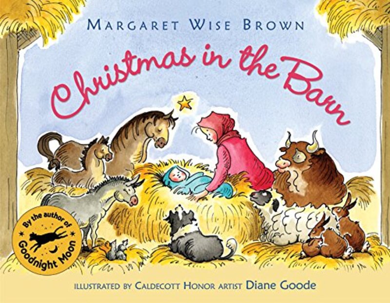 Book cover for "Christmas in the Barn" by Margaret Wise Brown