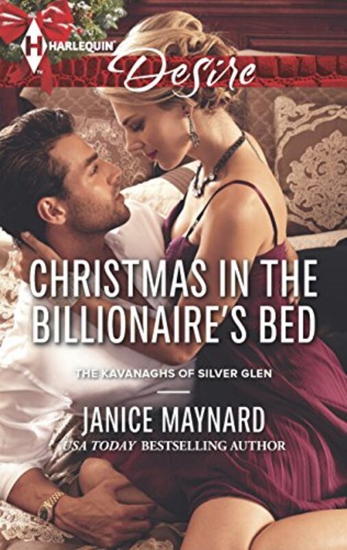 Book cover for "Christmas in the Billionaire's Bed" by Janice Maynard