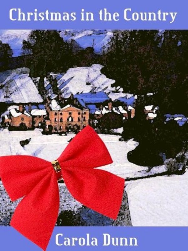 Book cover for "Christmas in the Country" by Carola Dunn