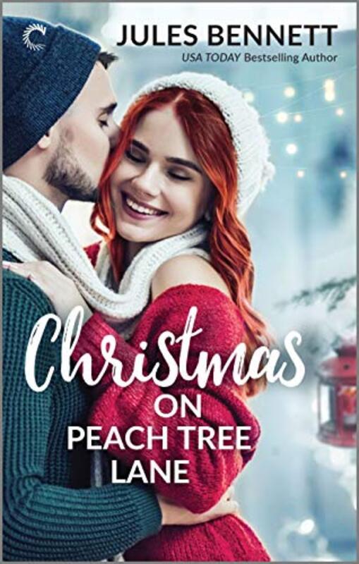 Book cover for "Christmas on Peach Tree Lane" by Jules Bennett