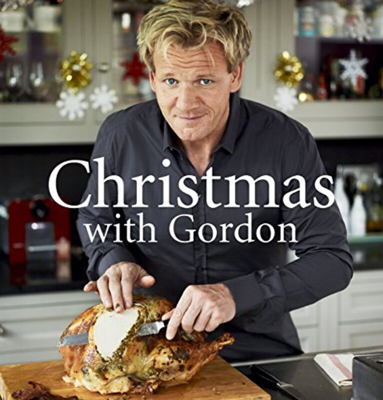 Book cover for "Christmas with Gordon" by Gordon Ramsay