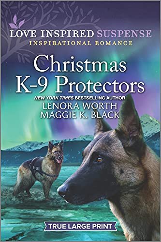Book cover for "Christmas K-9 Protectors" by Maggie K Black