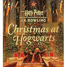 Book cover for "Christmas at Hogwarts"