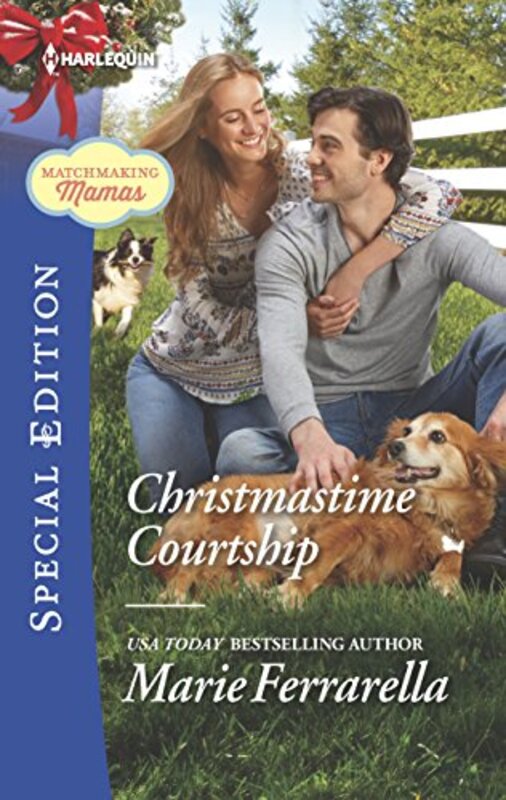 Book cover for "Christmastime Courtship" by Marie Ferrarella