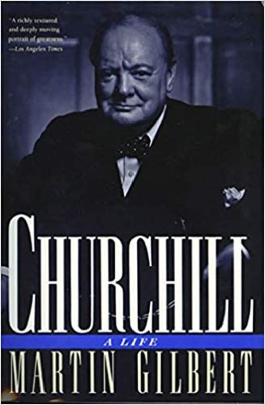 Book cover for "Churchill" by Martin Gilbert