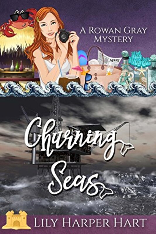 Book cover for "Churning Seas" by Lily Harper Hart