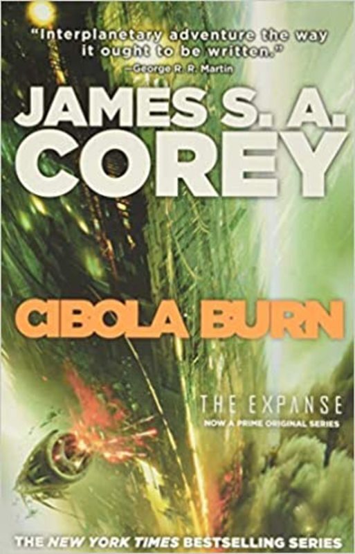 Book cover for "Cibola Burn" by James S.A. Corey
