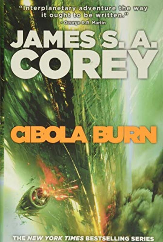 Book cover for "Cibola Burn" by James SA Corey