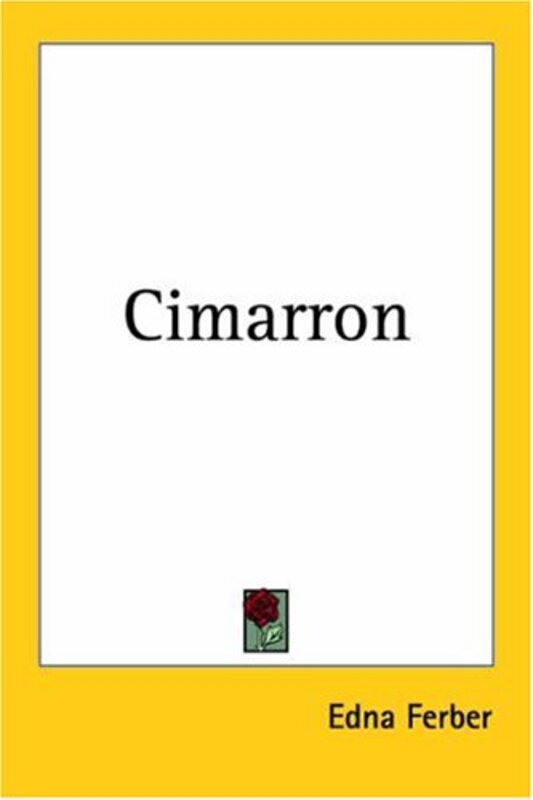 Book cover for "Cimarron" by Edna Ferber