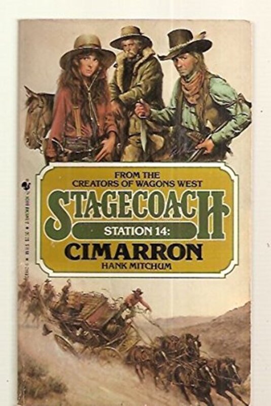 Book cover for "Cimarron" by Hank Mitchum