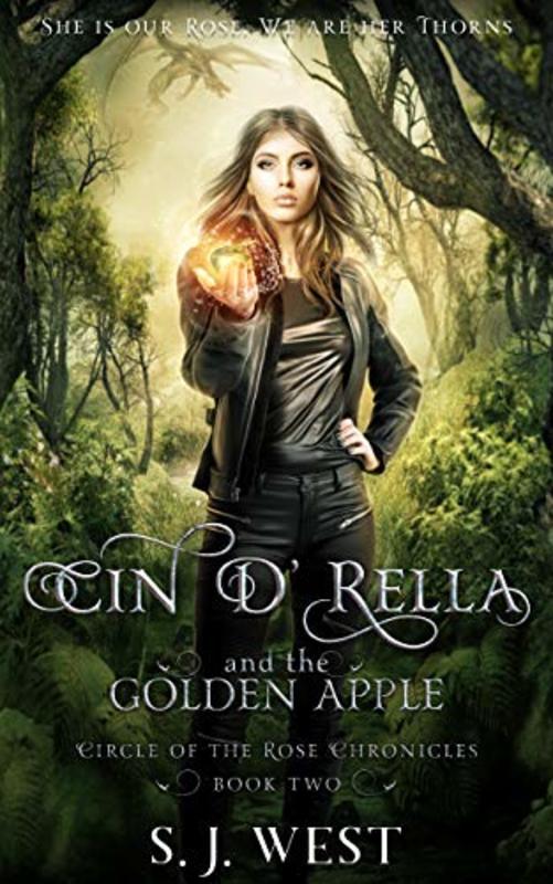 Book cover for "Cin d'Rella and the Golden Apple" by SJ West