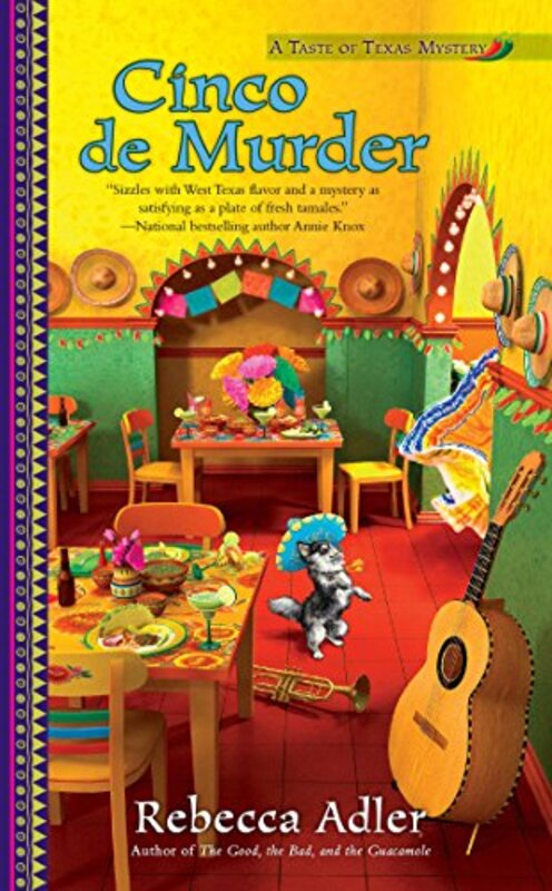 Book cover for "Cinco de Murder" by Rebecca Adler