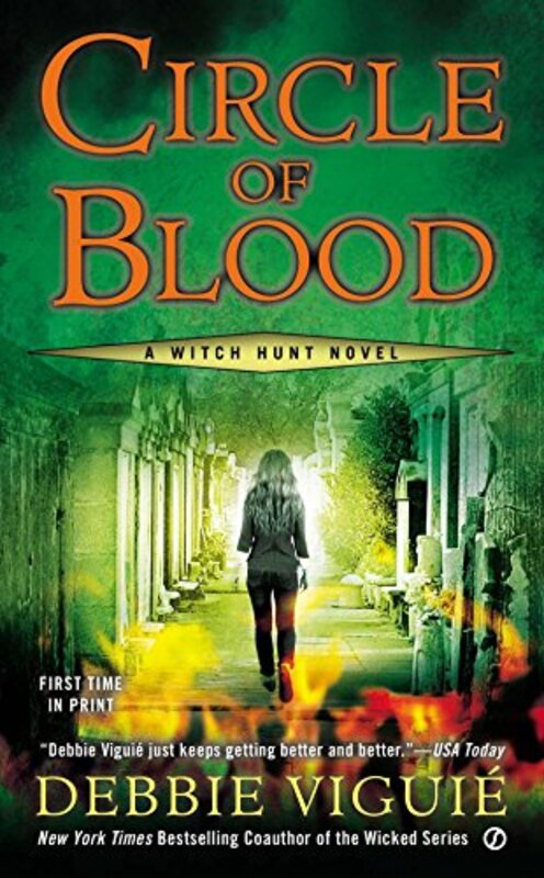 Book cover for "Circle of Blood" by Debbie Viguie