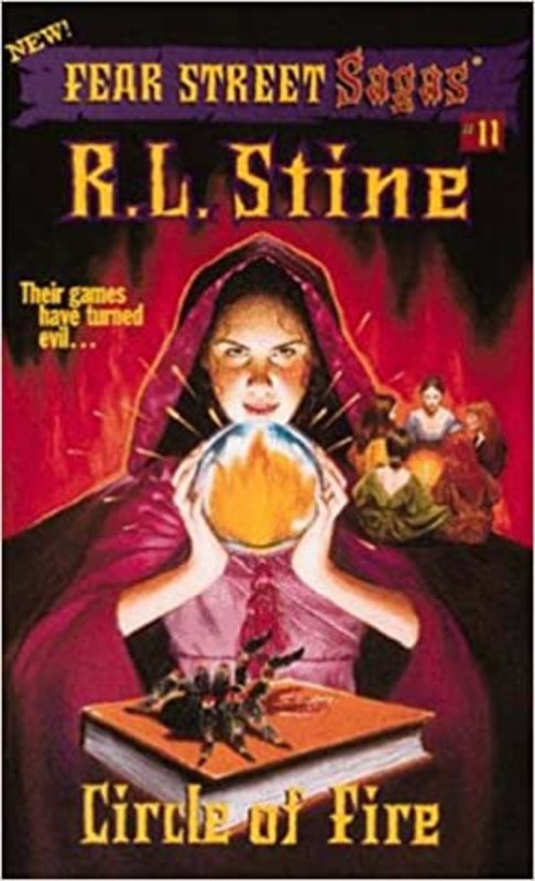 Book cover for "Circle of Fire" by R.L. Stine