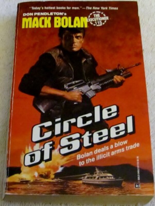Book cover for "Circle of Steel" by Don Pendleton