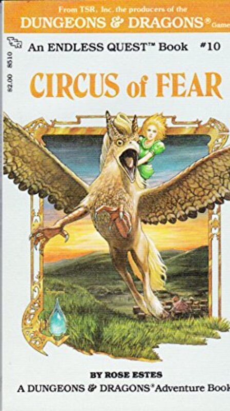 Book cover for "Circus of Fear" by Rose Estes