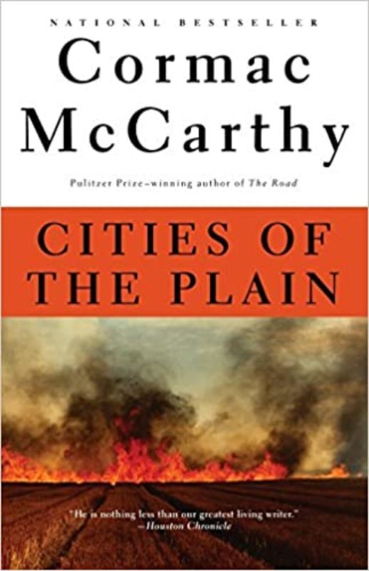 Book cover for "Cities of the Plain" by Cormac McCarthy