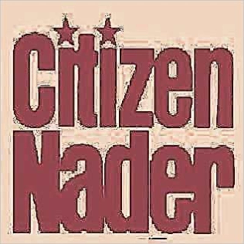 Book cover for "Citizen Nader" by Charles McCarry
