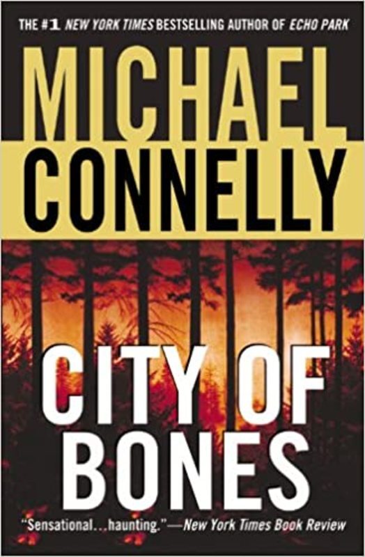 Book cover for "City of Bones" by Michael Connelly