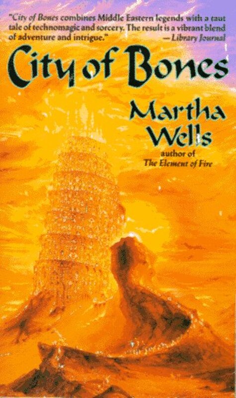 Book cover for "City of Bones" by Martha Wells