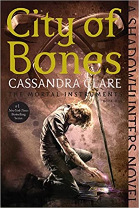 Book cover for "City of Bones" by Cassandra Clare