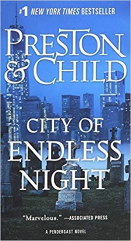 Book cover for "City of Endless Night" by Douglas Preston